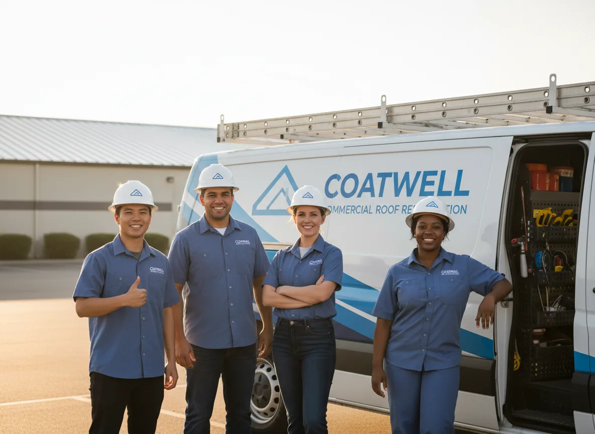 Commercial roof coating company in Fay, OK